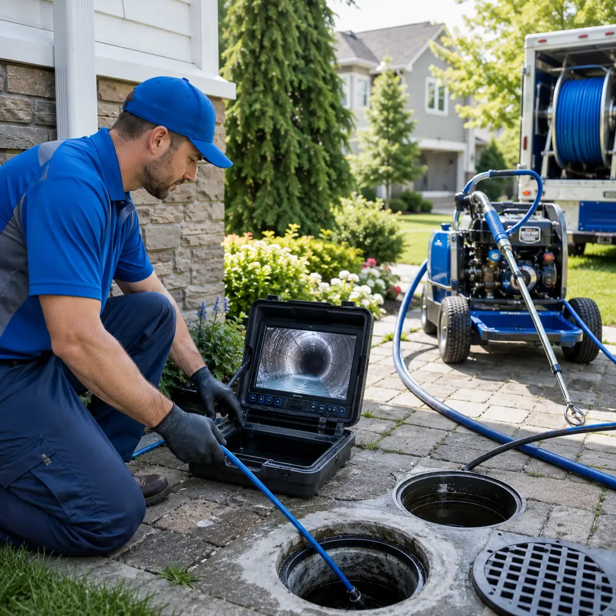 Outdoor drain cleaning professionals serving North Hartland, VT
